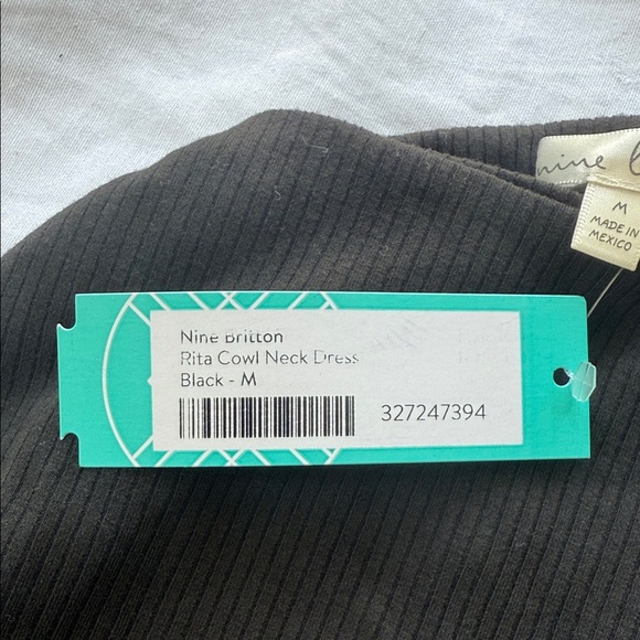 Nine Britton Rita Cowl Neck Black Dress - Picture 2 of 4